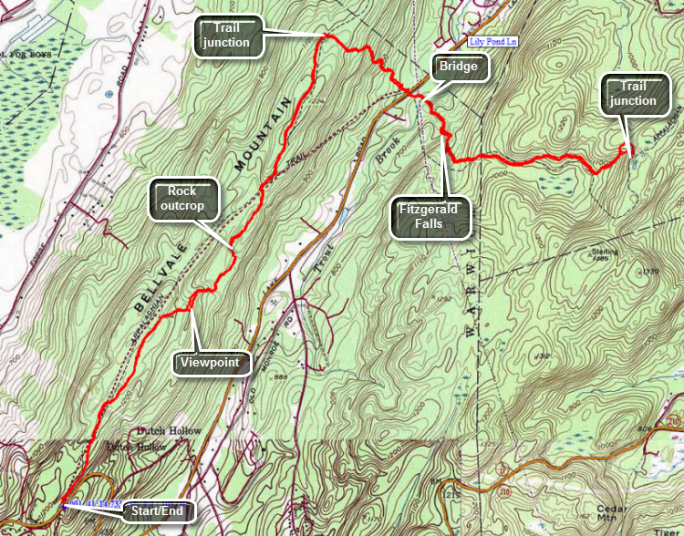 West Hudson Trails Map Set – PAHikes